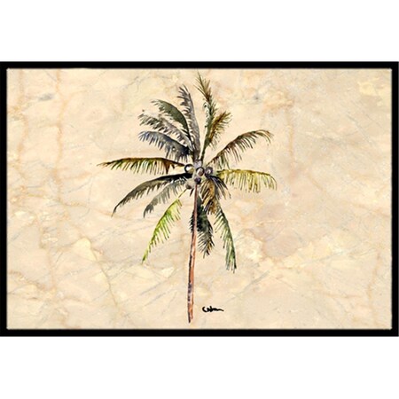 Carolines Treasures 18 x 27 In. Palm Tree Indoor or Outdoor Mat 8482MAT
